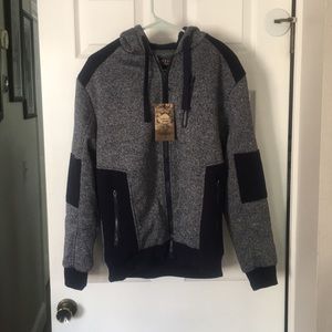 New! Men’s Sporty Hooded Jacket